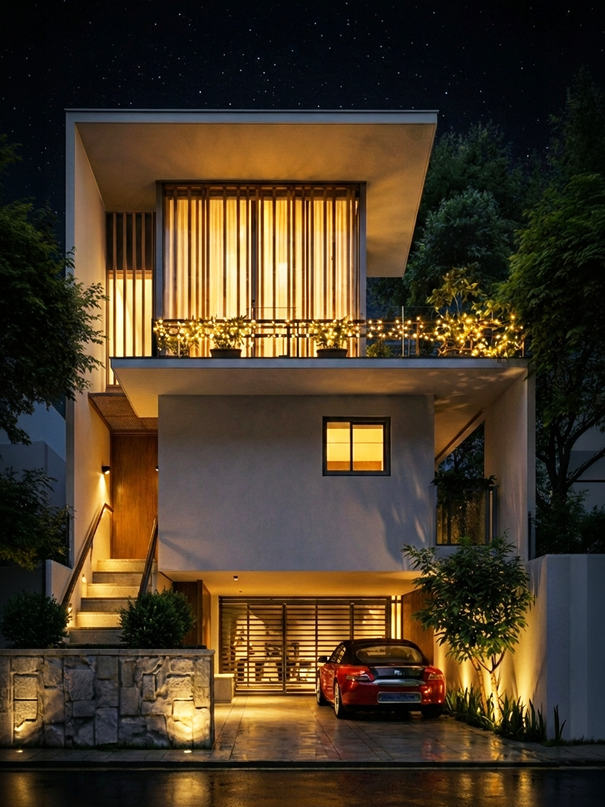 Bản vẽ thi công Nhà Phố 03